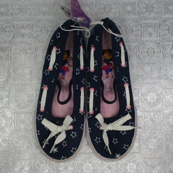 DORA Girls Slip on Shoes NWT Size 1 - Picture 2 of 7
